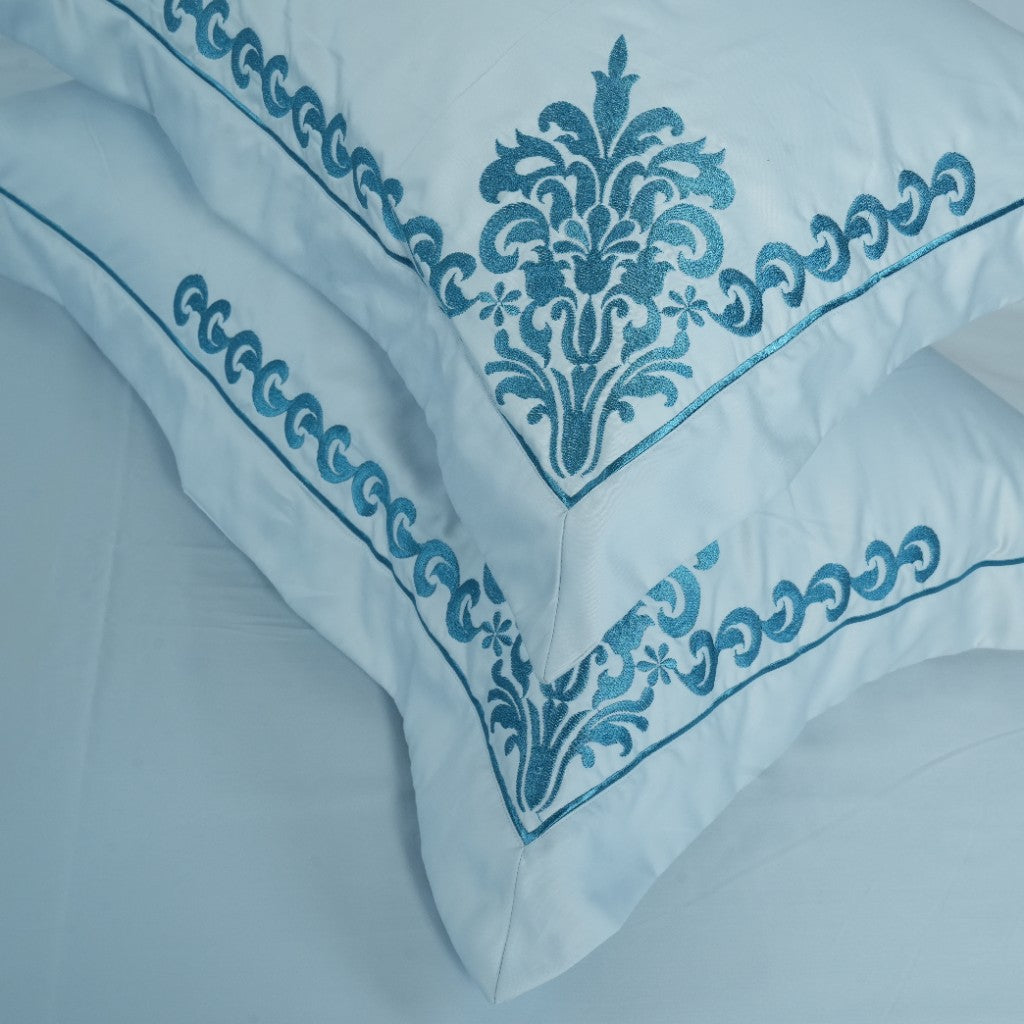 Story Premium Bedsheet (Sky Blue)