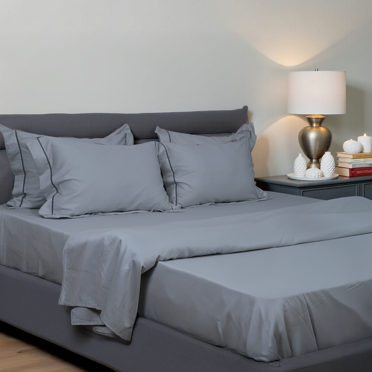 Bomond Premium Bedsheet (Grey)