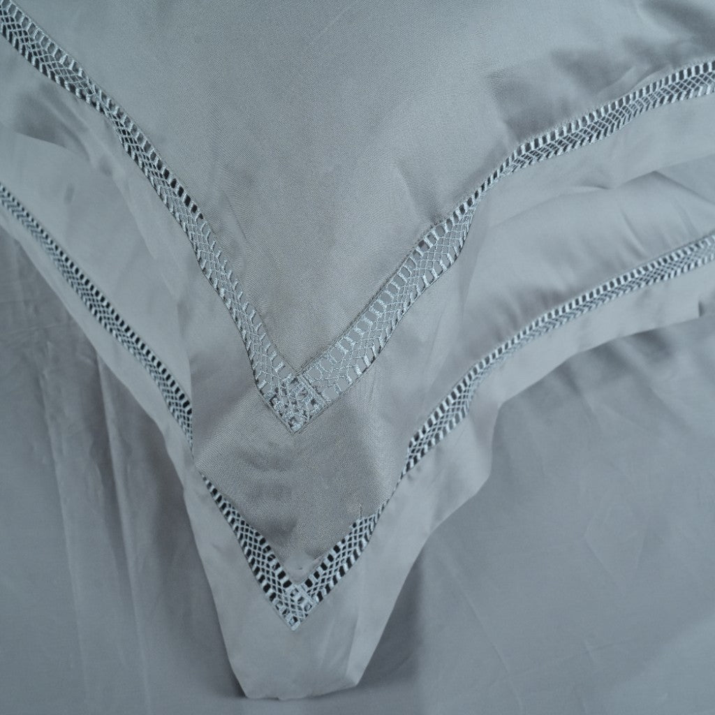 Wavs Premium Bedsheet (Silver)